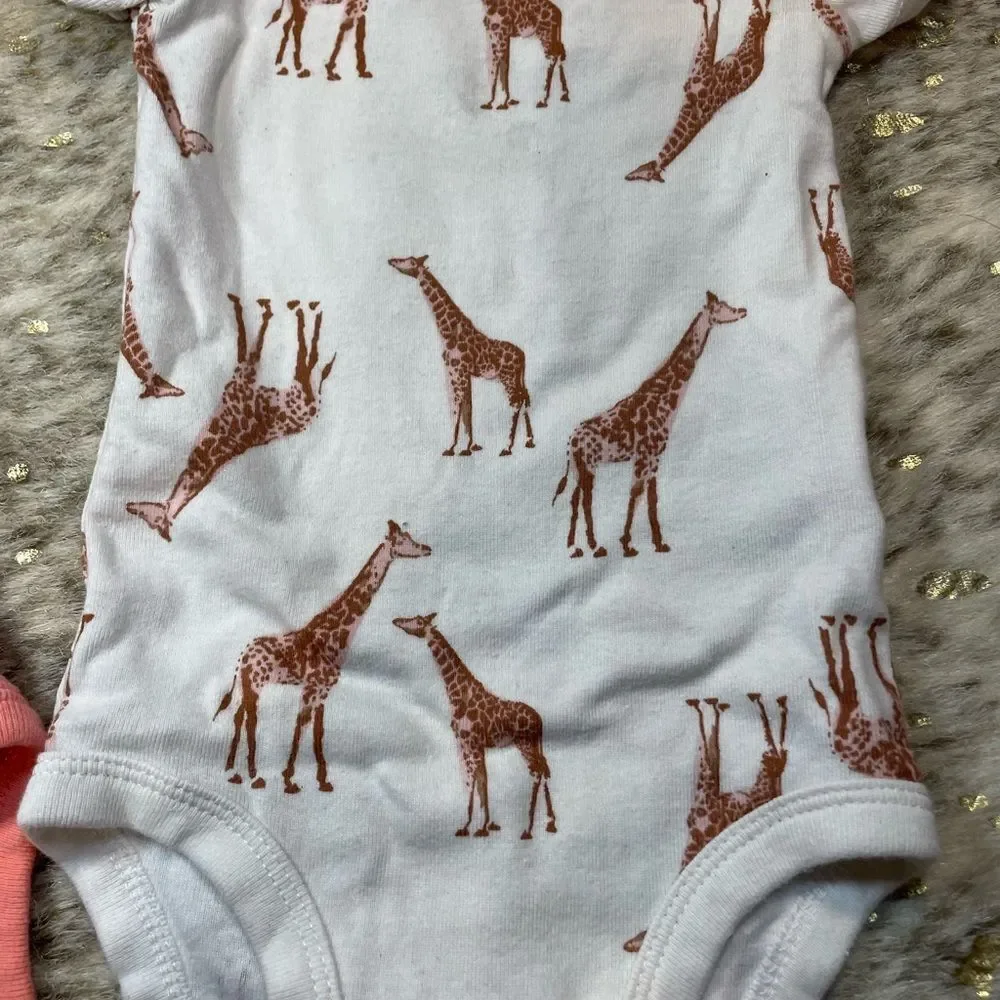 5 for $25🔥Set of 2 Carter's Snap‎ Bottom Tops Baby Size 3-6 Months